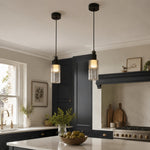 Bild in Gallery-Viewer laden, Copper black mini pendant lights in a kitchen interior