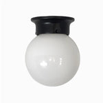 Bild in Gallery-Viewer laden, Style B minimalist glass ceiling lamp in black finish