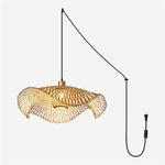 Load image into Gallery viewer, Natural Woven Shade Plug-In Light