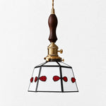 Bild in Gallery-Viewer laden, Handmade Stained Glass Bow Pendant Lamp
