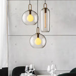 Bild in Gallery-Viewer laden, Copper-Plated Glass Plug-In Swag Pendant