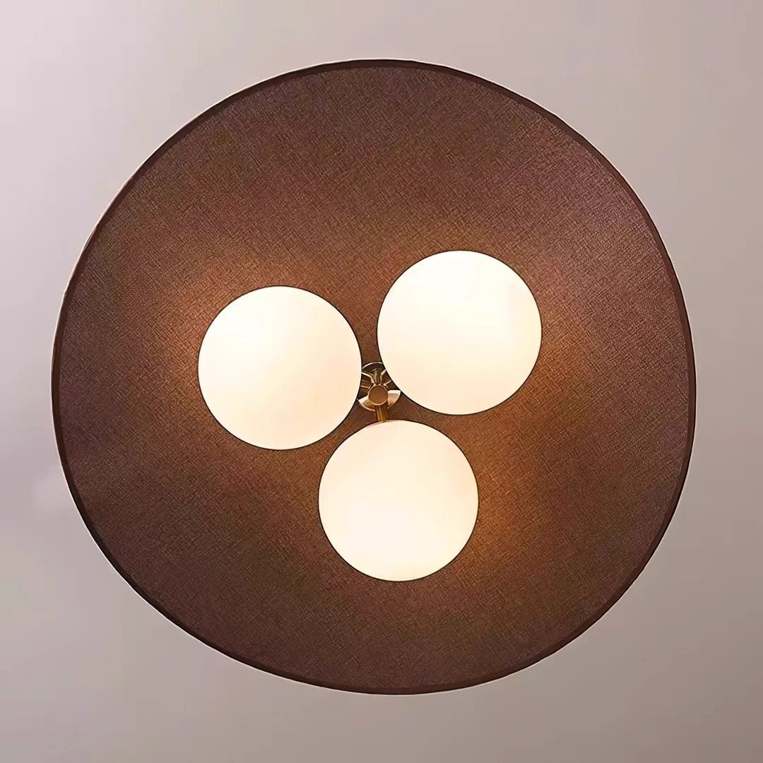 Suspension Orrise Petal - Métal et bois modernes pour salons et salles à manger