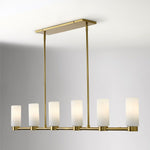 Load image into Gallery viewer, Rivora Fluted Glass Chandelier – Elegant Ribbed Lasting Design
