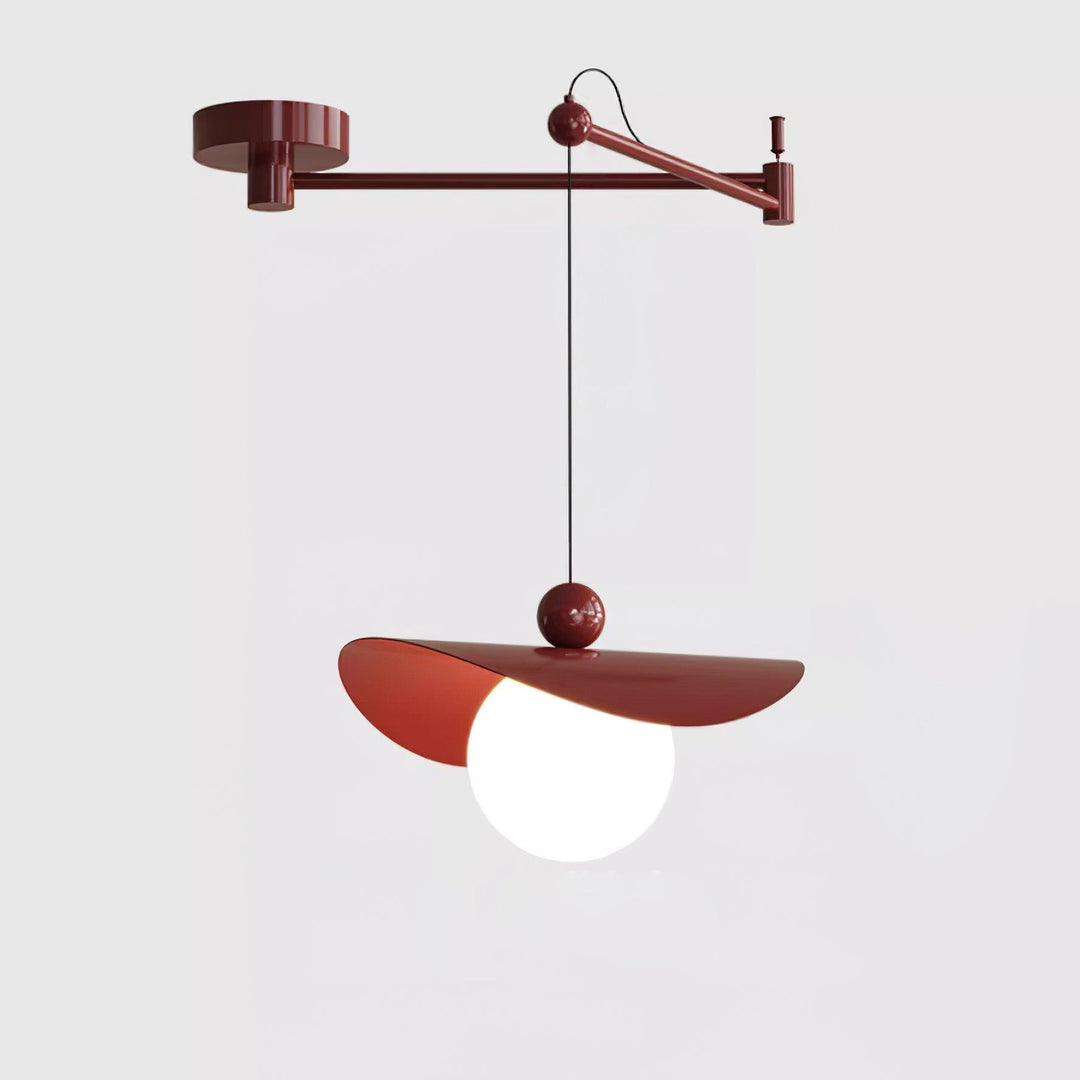 Simple Adjustable Metal Swing Arm Pendant Lamp M15