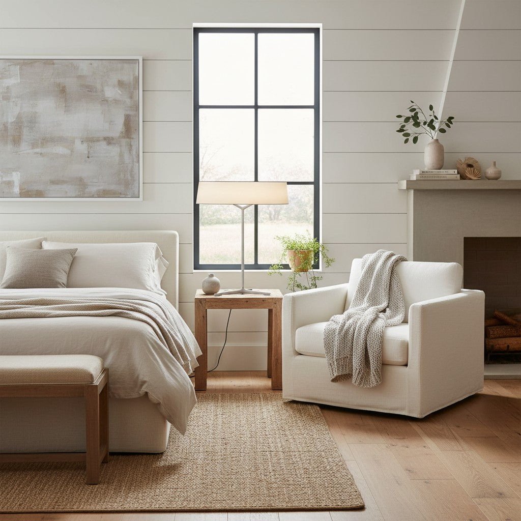 Lampe de Table Décorative Moderne Delvara - Lampe de Bureau à Base Métallique avec Abat-jour en Parchemin pour Table de Chevet