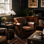 Load image into Gallery viewer, Vintage Tiffany Stained Glass Table Lamp