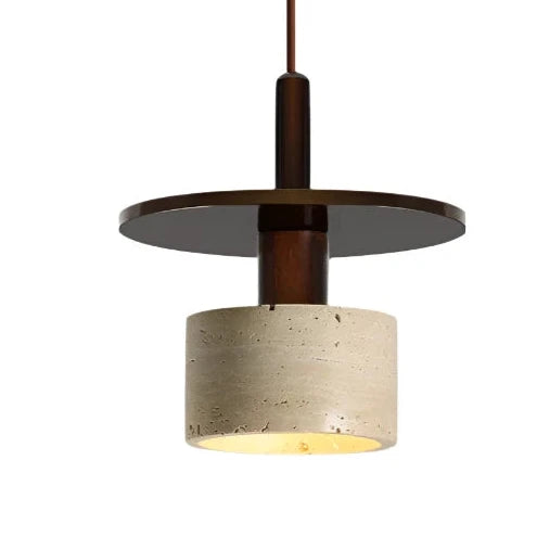Travertin Vintage Retro Stil Pendelleuchte