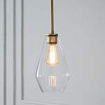 Load image into Gallery viewer, Merin Transparent Glass Sculpture Geometric Chandelier
