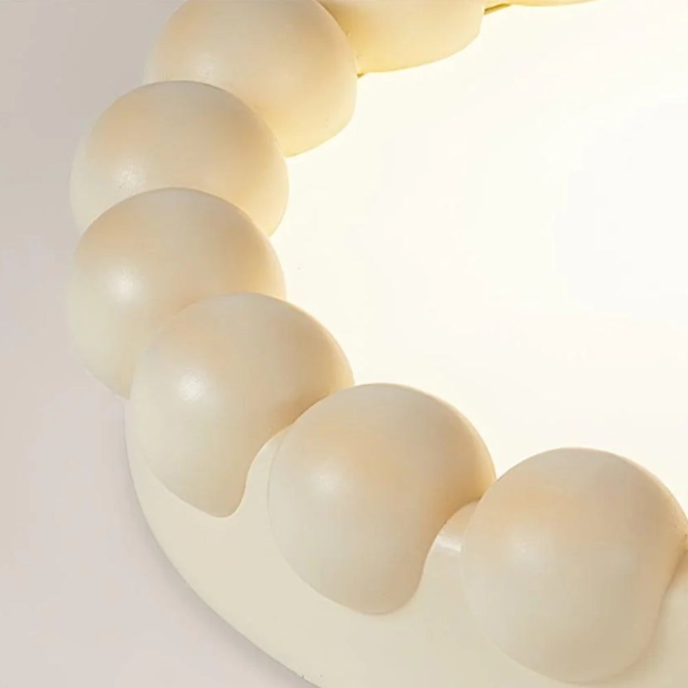 Plafonnier en résine moderne minimaliste Resinova - Éclairage intérieur discret pour chambres