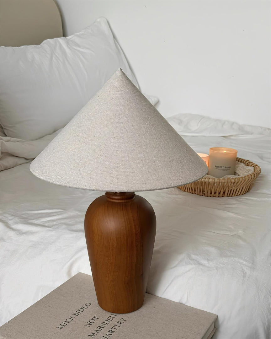 Lampe de table en bois Brayden