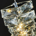 Bild in Gallery-Viewer laden, Sculptural Crystal Column LED Pendant Light