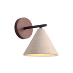 Load image into Gallery viewer, Yellow Travertine Cone LED Wall Light