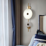 Load image into Gallery viewer, Alabaster Eclipse Wall Light