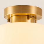 Charger l'image dans la visionneuse de galerie, Close detail of brushed brass canopy and mounting hardware