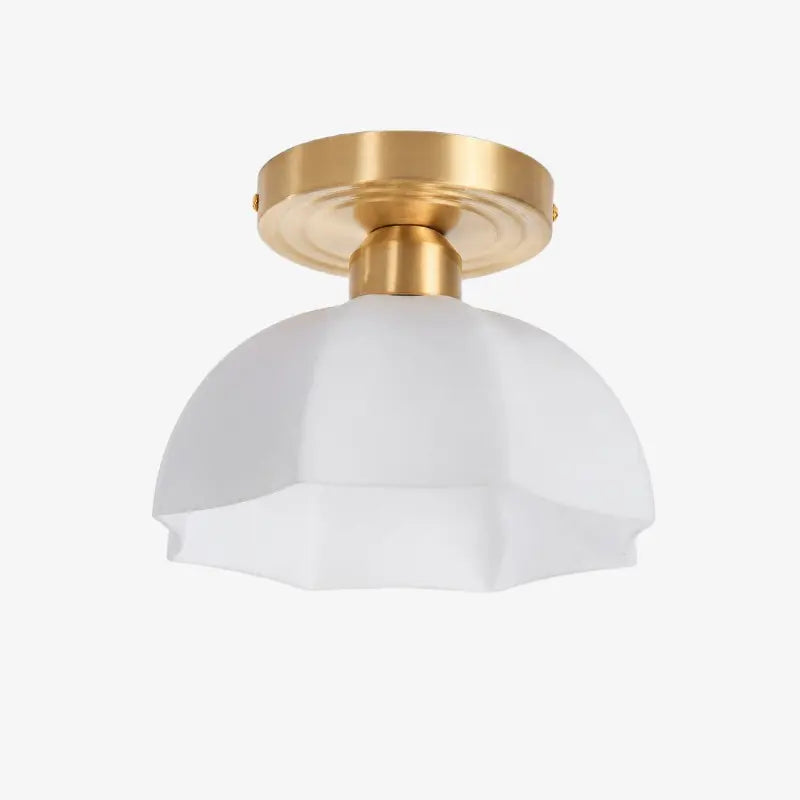 Style A brass ceiling light