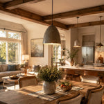 Bild in Gallery-Viewer laden, Vintage Distressed Metal Dome Pendant Light