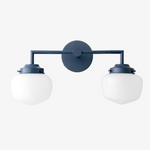 Charger l&#39;image dans la visionneuse de galerie, Opalume Glass Vanity Light - Vintage Inspired Bathroom Wall Lighting
