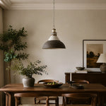 Load image into Gallery viewer, industrial dome pendant light scene and detail