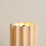 Load image into Gallery viewer, Cavilon Modern Artisanal Marble Accent Table Lamp with Soft Fabric Shade for Living Room and Bedroom