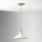 Charger l&#39;image dans la visionneuse de galerie, Aurenza Modern Farmhouse  Cone Pendant Light – Dimmable Kitchen and Entryway Lighting
