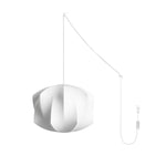 Bild in Gallery-Viewer laden, White Geometric Wire Swag Pendant Light