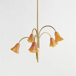 Load image into Gallery viewer, Flora Glass Chandelier
