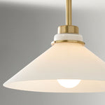 Charger l&#39;image dans la visionneuse de galerie, Aurenza Modern Farmhouse  Cone Pendant Light – Dimmable Kitchen and Entryway Lighting
