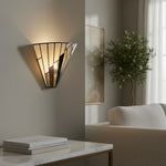 Load image into Gallery viewer, TF Astoria Art Glass Wall Sconce – Handcrafted Vintage Style Accent Lamp for Bedrooms