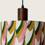 Bild in Gallery-Viewer laden, Fabric drum pendant light 12