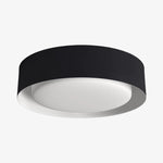 Charger l'image dans la visionneuse de galerie, Plafonnier contemporain en métal Velcora – Luminaire élégant en forme de tambour pour chambre