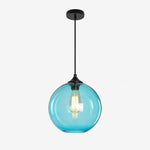 Charger l'image dans la visionneuse de galerie, Smoky Gray Glass Globe Pendant Light