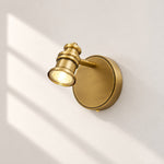Charger l'image dans la visionneuse de galerie, Aurelia Brushed Brass Adjustable Vanity Wall Light