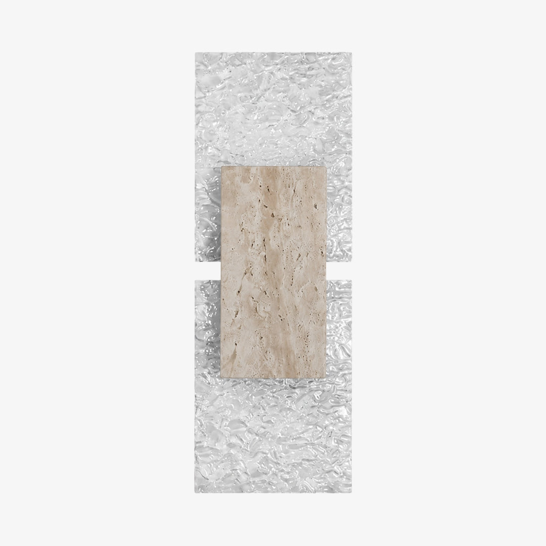 Aplique de pared LED de travertino Millennium