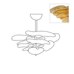 Load image into Gallery viewer, Lotus Leaf Layered Glass Chandelier
