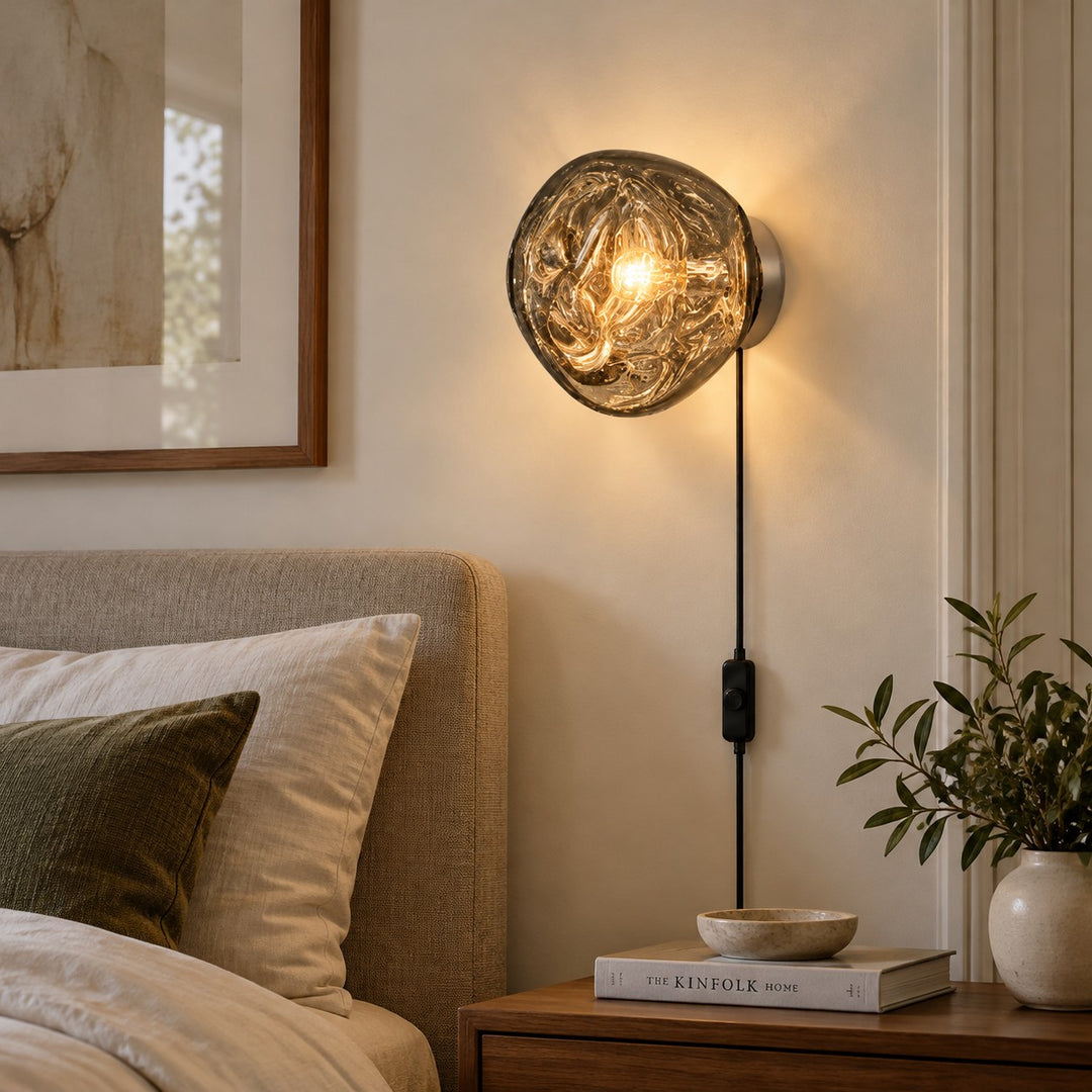 Molten Acrylic Plug-In Wall Light