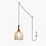 Bild in Gallery-Viewer laden, Colorful Decorative Glass Plug-In Swag Pendant