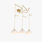 Load image into Gallery viewer, Gold Style C three-light pendant