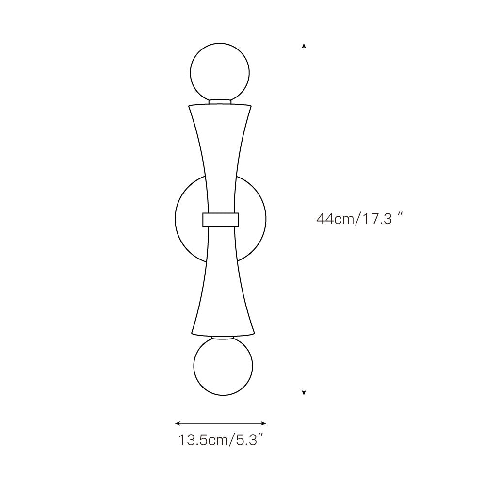 Lampe murale linéaire moderne – Applique LED minimaliste pour chambre, salon, couloir