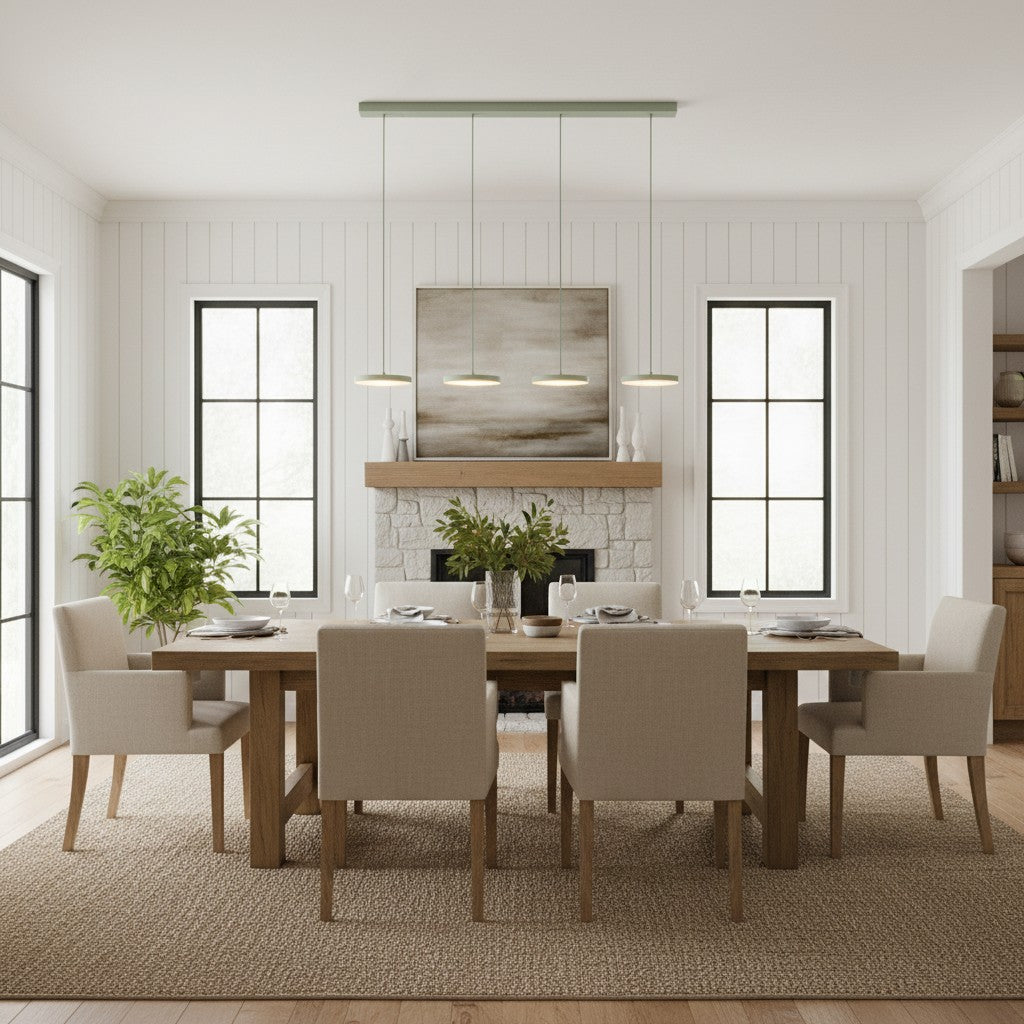 Feranox Skulpturale runde Pendelleuchte im modernen Stil für die Beleuchtung des Esstisches