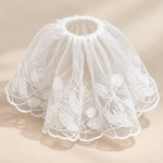 Load image into Gallery viewer, Vintage Lace Lamp Shade Covers with Bows, Pearls &amp; Floral Details