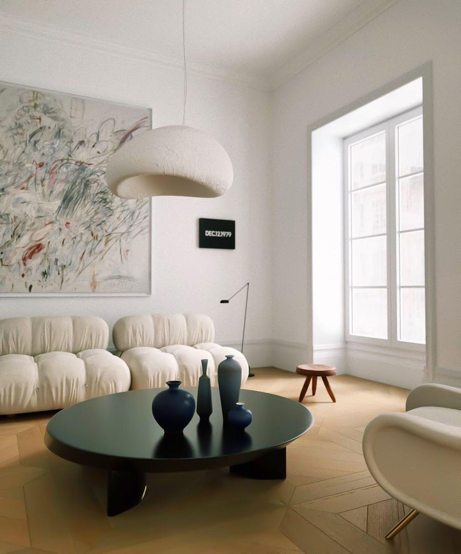 Sculptural Polystyrene Plug-In Pendant Light