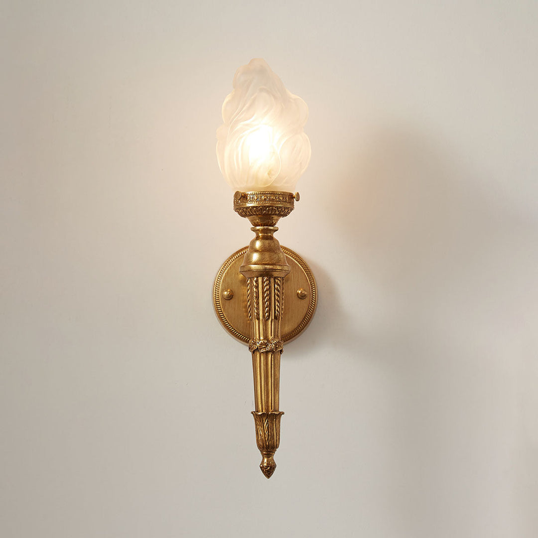 Moderne Alabaster-Wandlampe – Französische elegante Wandleuchte für Schlafzimmer, Wohnzimmer, Flur