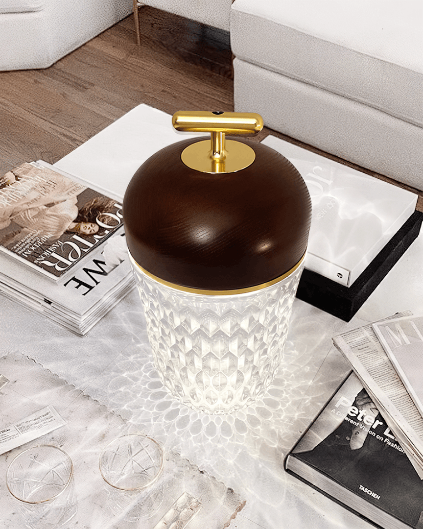 Lámpara de mesa portátil Delia