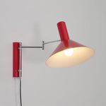 Cargar imagen en el visor de la Galería, Aplique de pared de metal blanco con brazo ajustable
