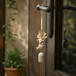 Cargar imagen en el visor de la Galería, Woodland wind chime hanging from a door handle