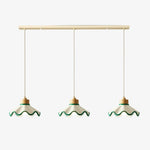 Charger l'image dans la visionneuse de galerie, Suspension en résine en forme d'onde Resinova - Résine métallique moderne pour salles à manger et cuisines