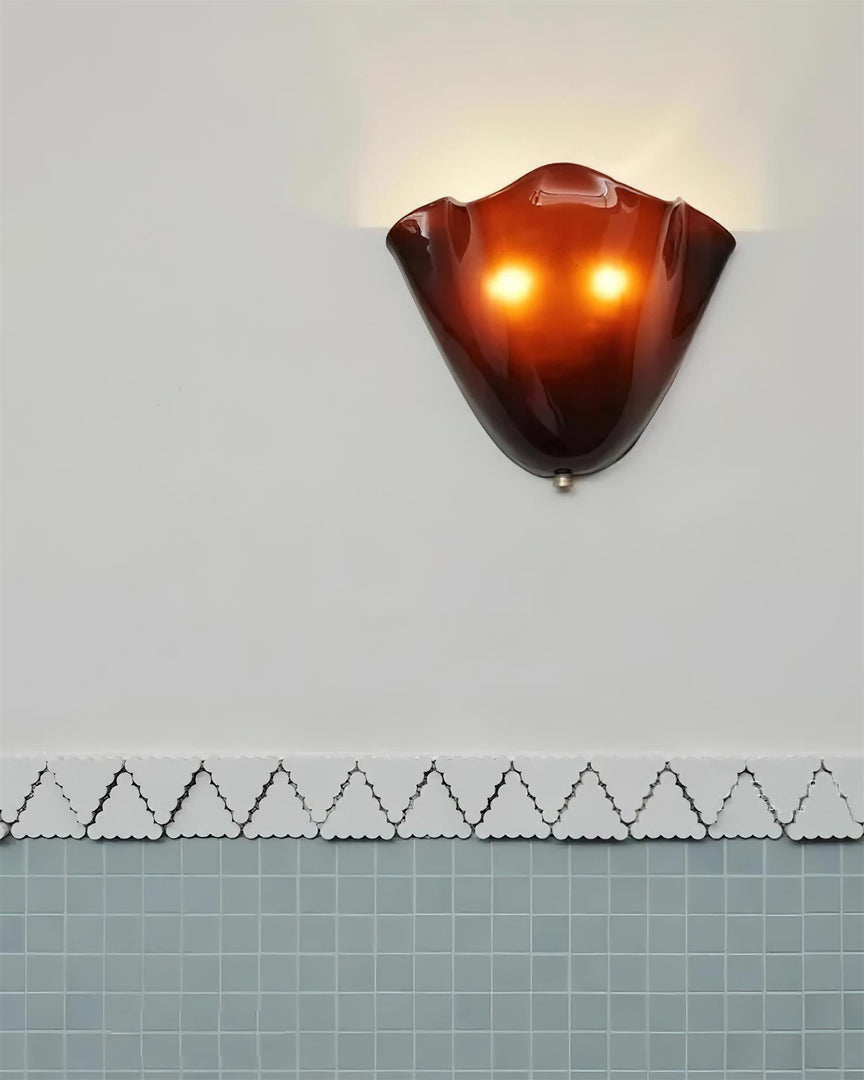 Bellina Modern Minimalist Glass Wall Lamp – Elegant Ambient Lighting for Bedroom & Hallway