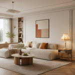 Load image into Gallery viewer, Lace table lamp in a soft neutral living room