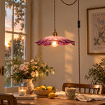 Load image into Gallery viewer, Petal Glass Plug-In Pendant