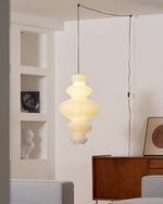 Load image into Gallery viewer, Stacked Mulberry Paper Swag Pendant
